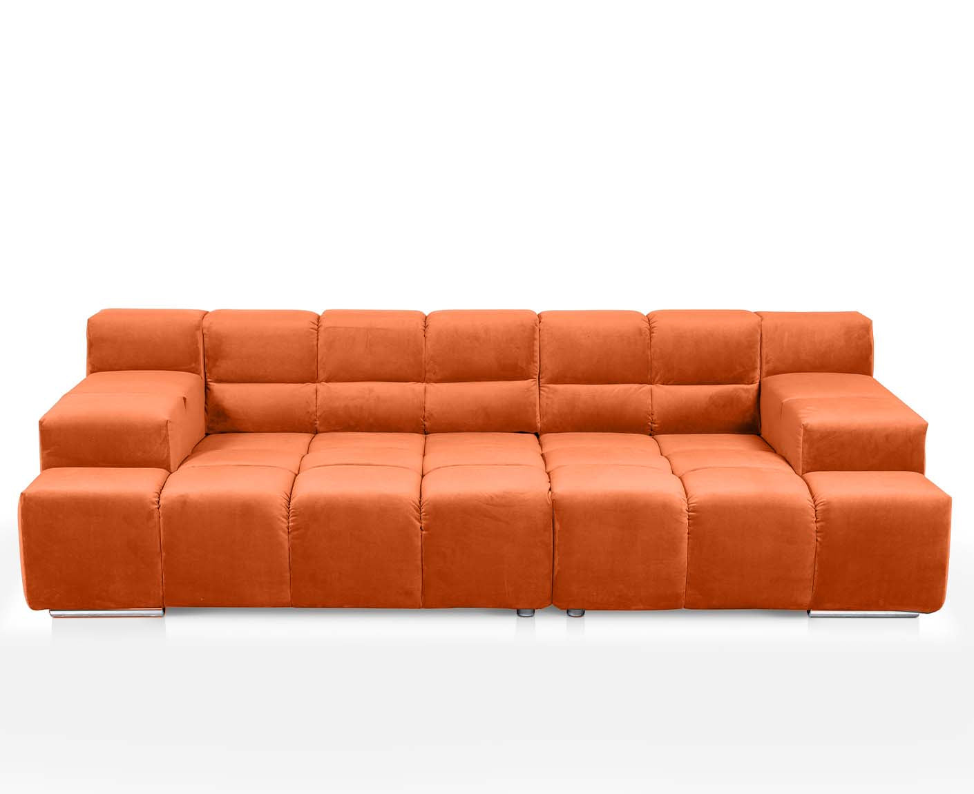 designwerk Temple 3-Sitzer Sofa | 288 x 113 cm| mit Rückenverstellung | Microfaser