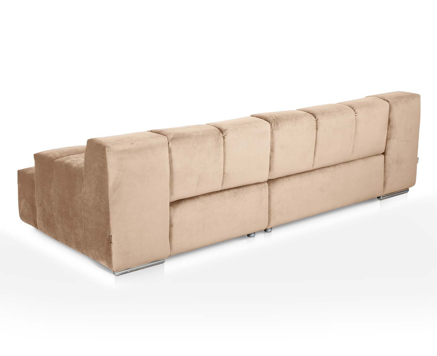 designwerk Temple 3-Sitzer Sofa | 288 x 113 cm| mit Rückenverstellung | Microfaser
