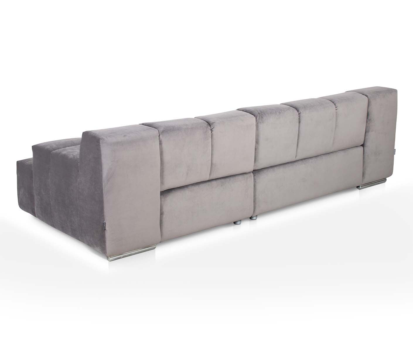 designwerk Temple 3-Sitzer Sofa | 288 x 113 cm| mit Rückenverstellung | Microfaser
