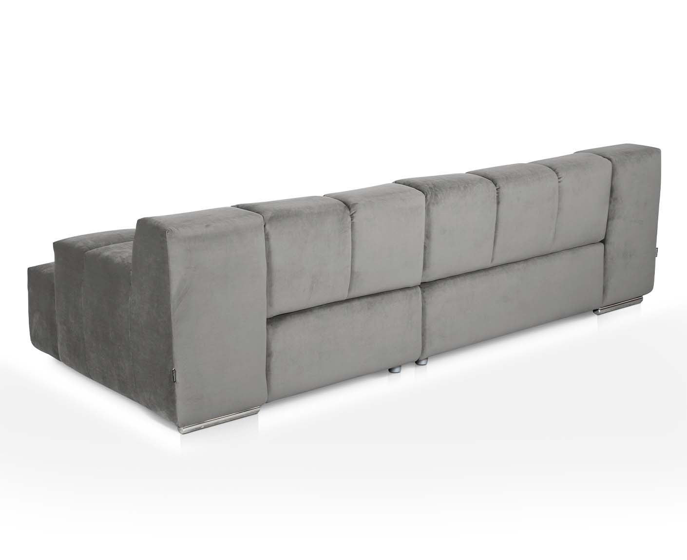 designwerk Temple 3-Sitzer Sofa | 288 x 113 cm| mit Rückenverstellung | Microfaser