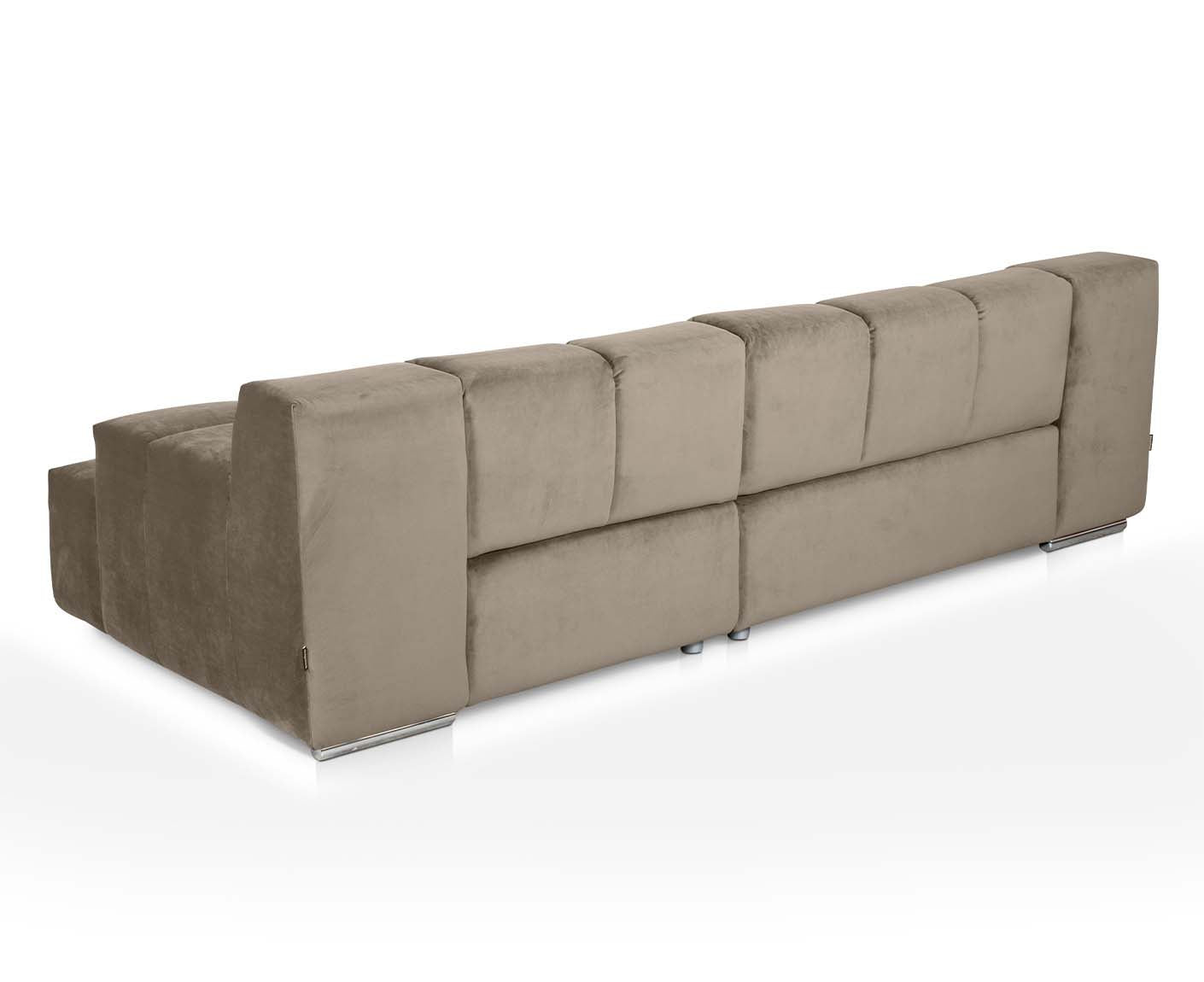 designwerk Temple 3-Sitzer Sofa | 288 x 113 cm| mit Rückenverstellung | Microfaser