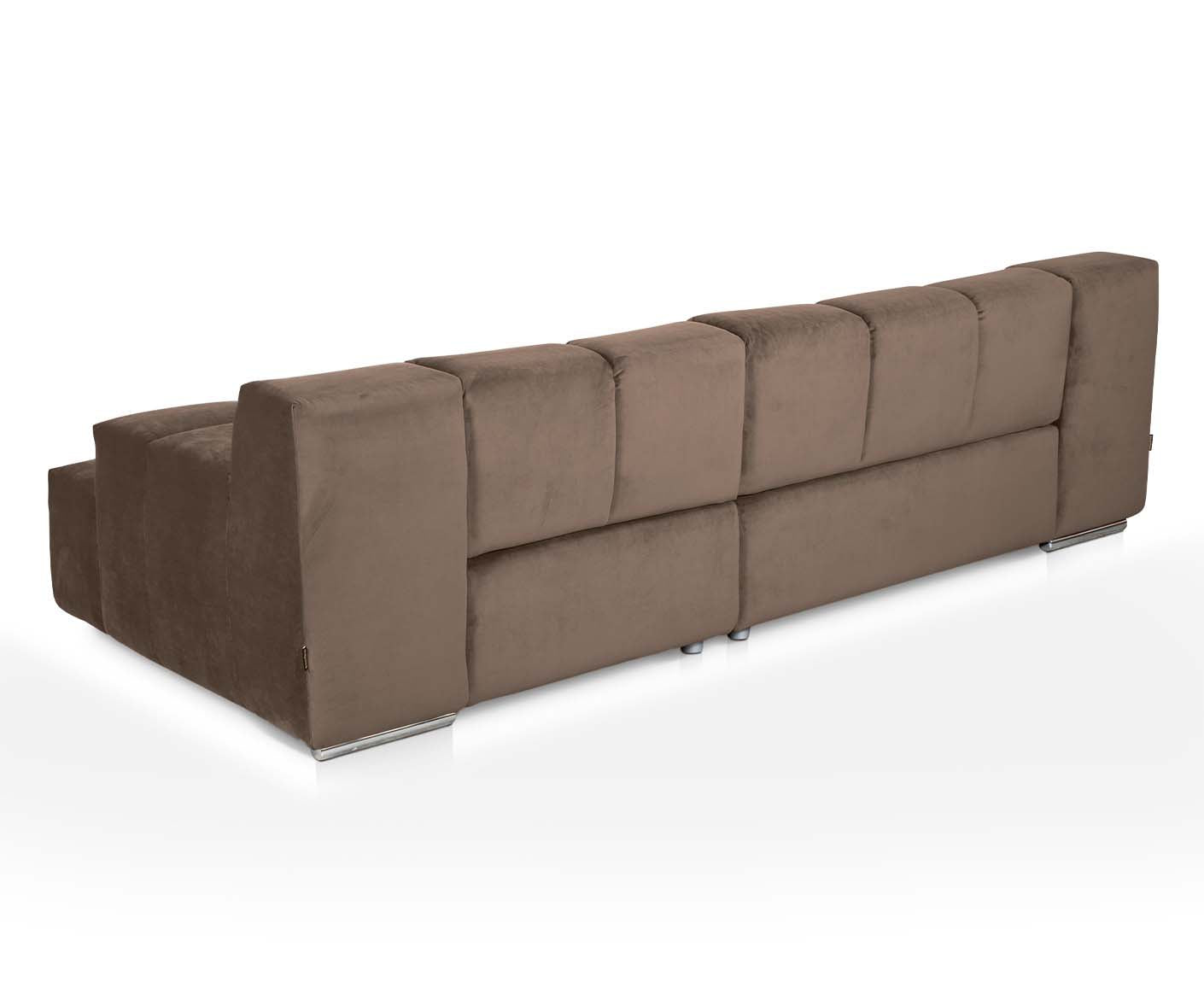 designwerk Temple 3-Sitzer Sofa | 288 x 113 cm| mit Rückenverstellung | Microfaser