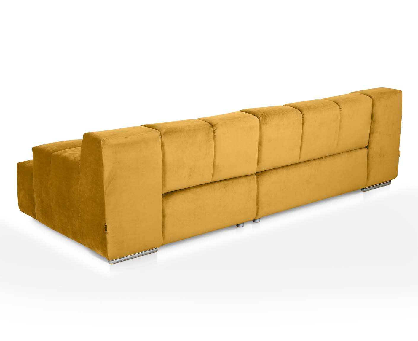 designwerk Temple 3-Sitzer Sofa | 288 x 113 cm| mit Rückenverstellung | Microfaser