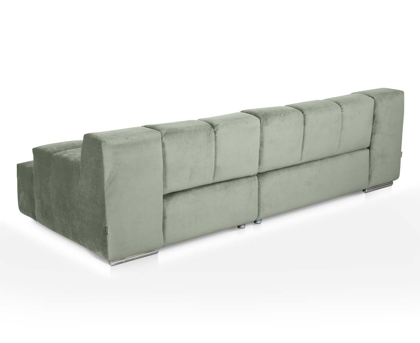 designwerk Temple 3-Sitzer Sofa | 288 x 113 cm| mit Rückenverstellung | Microfaser