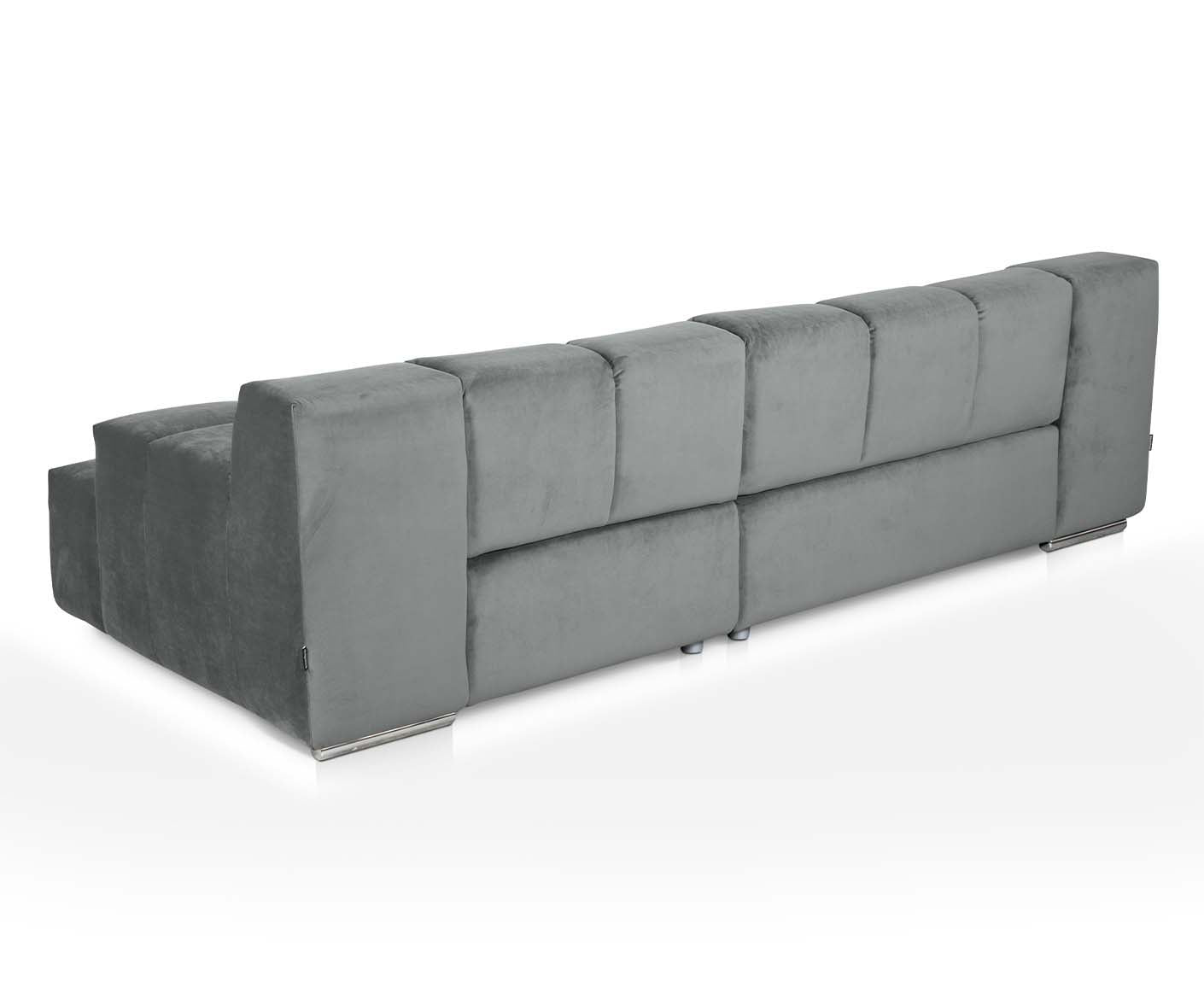 designwerk Temple 3-Sitzer Sofa | 288 x 113 cm| mit Rückenverstellung | Microfaser