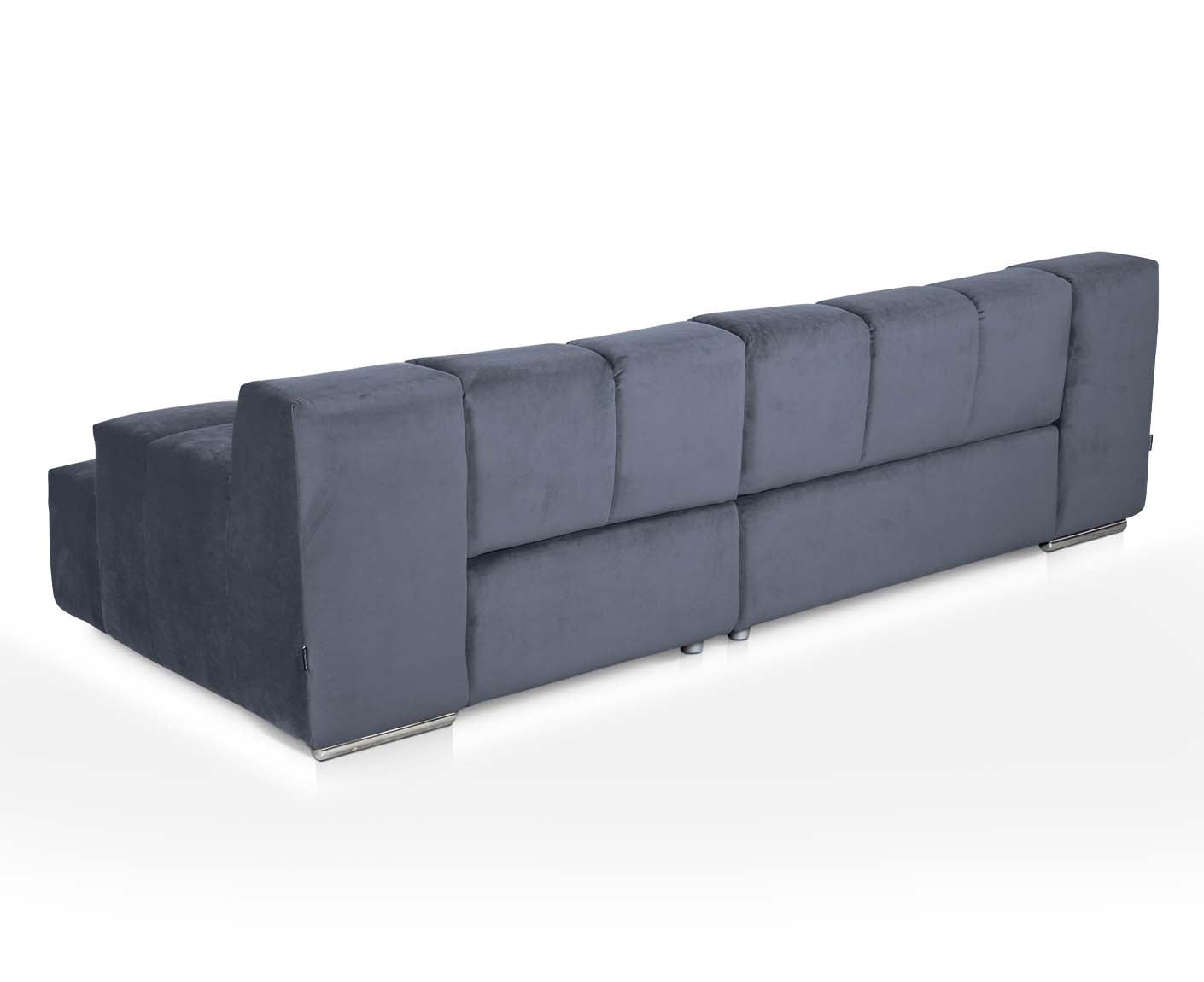 designwerk Temple 3-Sitzer Sofa | 288 x 113 cm| mit Rückenverstellung | Microfaser