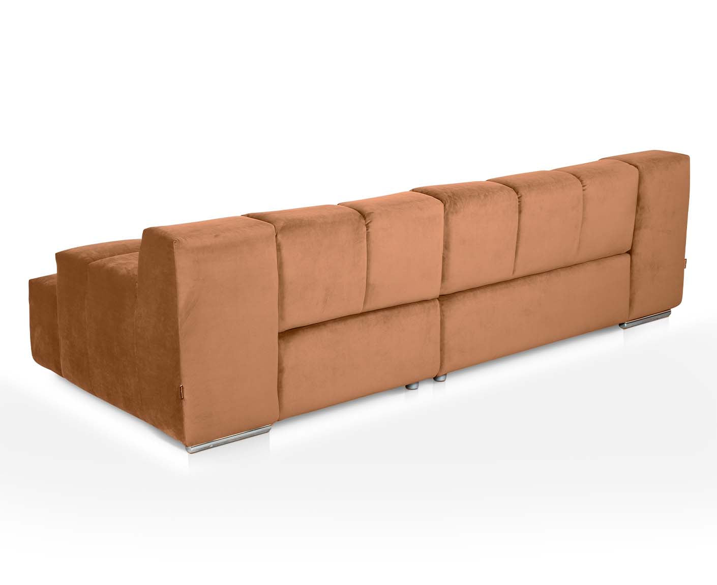 designwerk Temple 3-Sitzer Sofa | 288 x 113 cm| mit Rückenverstellung | Microfaser