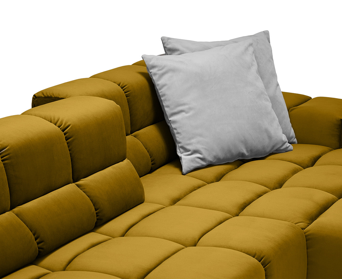 designwerk Oasis Wohnlandschaft | 362 x 360 cm | mit Rückenverstellung | Velourstoff