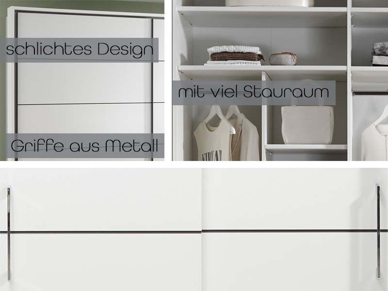 Snow Schlafzimmer Komplettset Weiß