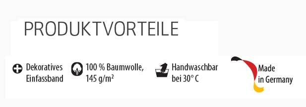 Monoblockissen nieder 80x43x5cm Gelb gestreift