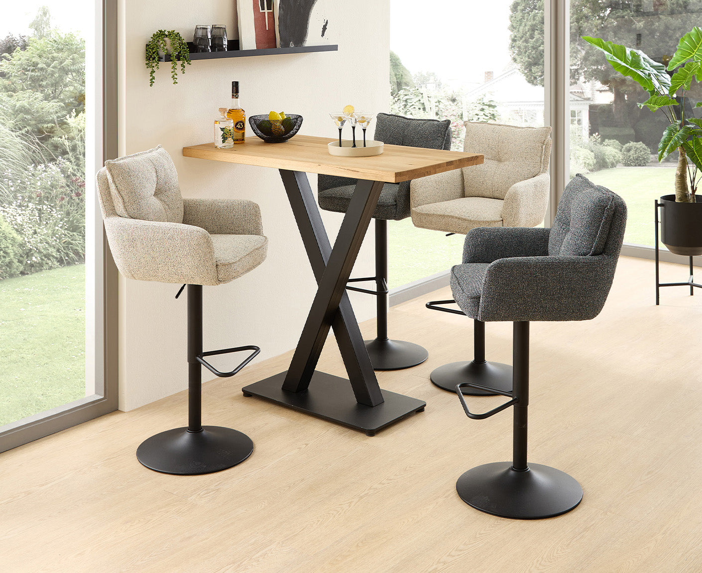 Duke Bartisch 120x60 cm Eiche Massivholz geölt