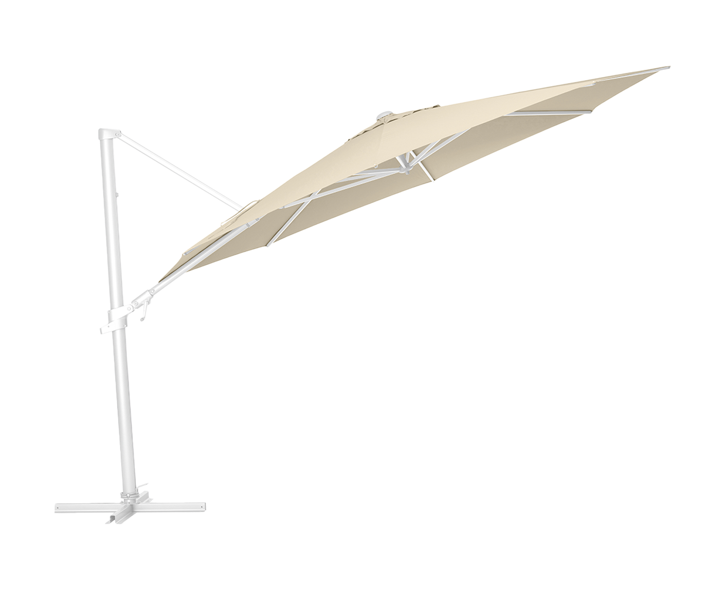 Kettler Easy Flex Ampelschirm eckig Ø350 cm