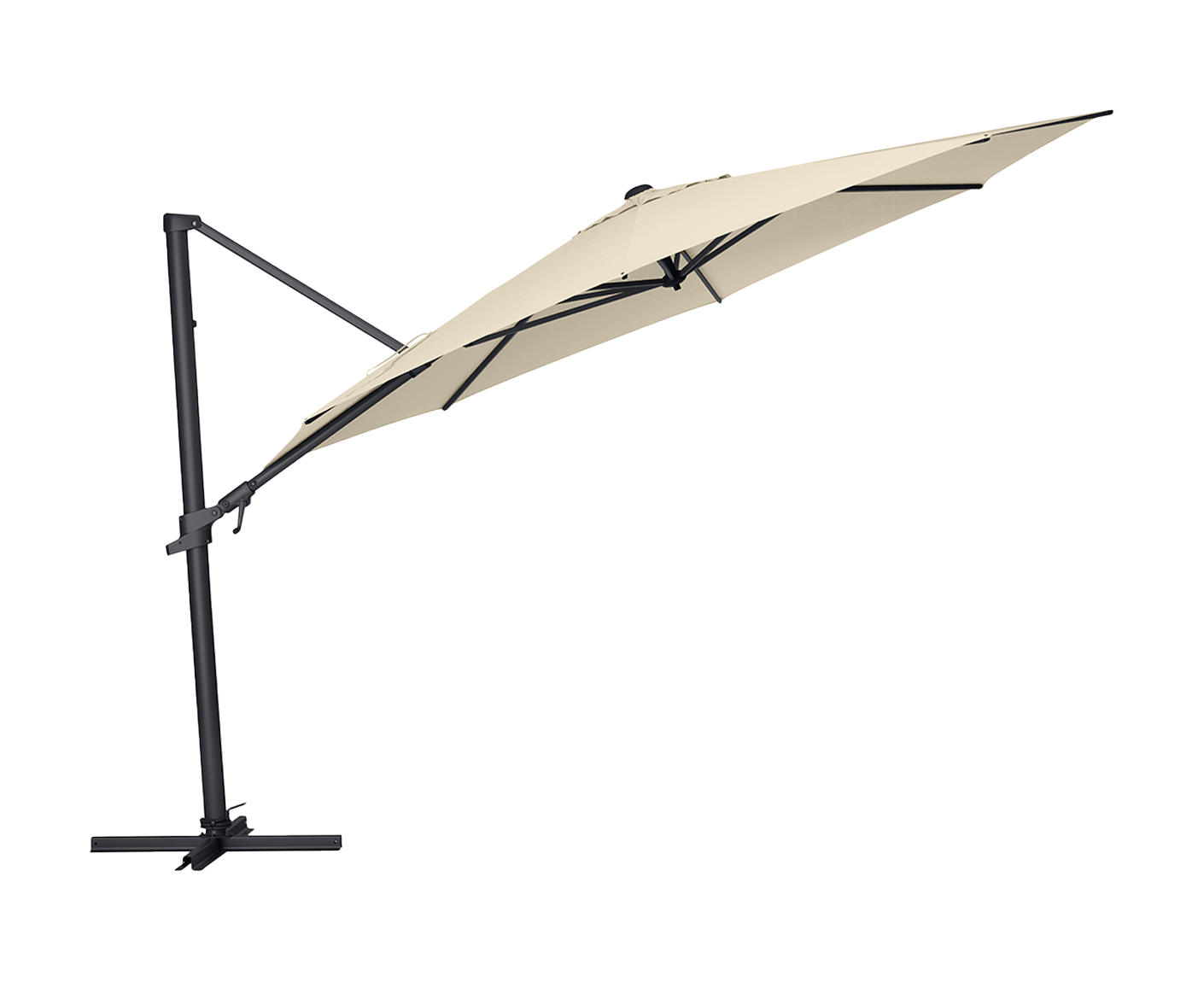 Kettler Easy Flex Ampelschirm eckig Ø350 cm
