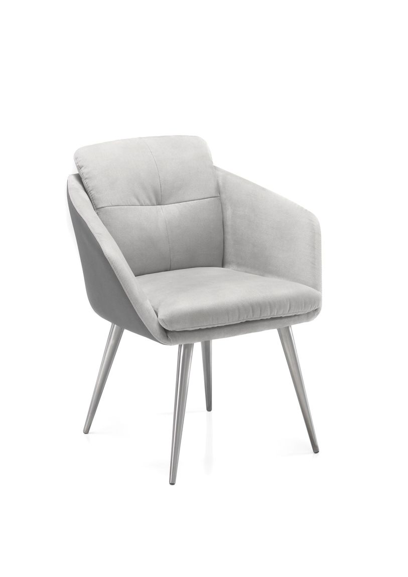 22461 - 6tlg Essgruppe mit Keramik-Ausziehtisch, Stühle und Sitz
