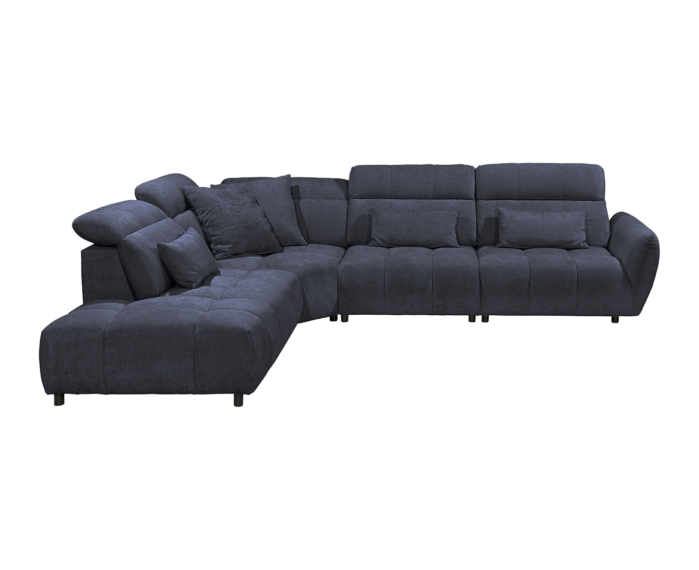 Franklin Ecksofa 339 x 285 cm, mit verstellbaren Kopfstützen
