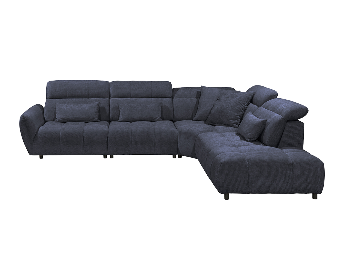 Franklin Ecksofa 339 x 285 cm, mit verstellbaren Kopfstützen