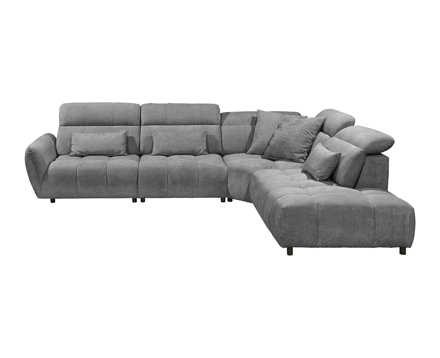 Franklin Ecksofa 339 x 285 cm, mit verstellbaren Kopfstützen