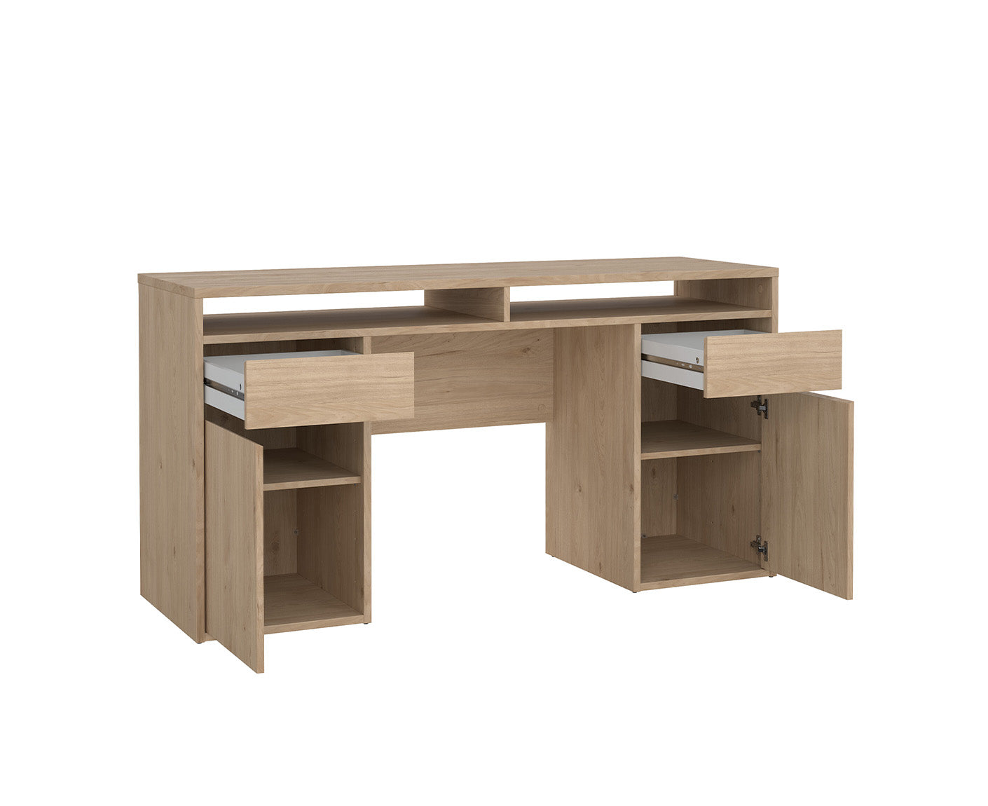 Function Plus Schreibtisch mit Schreibtischaufsatz