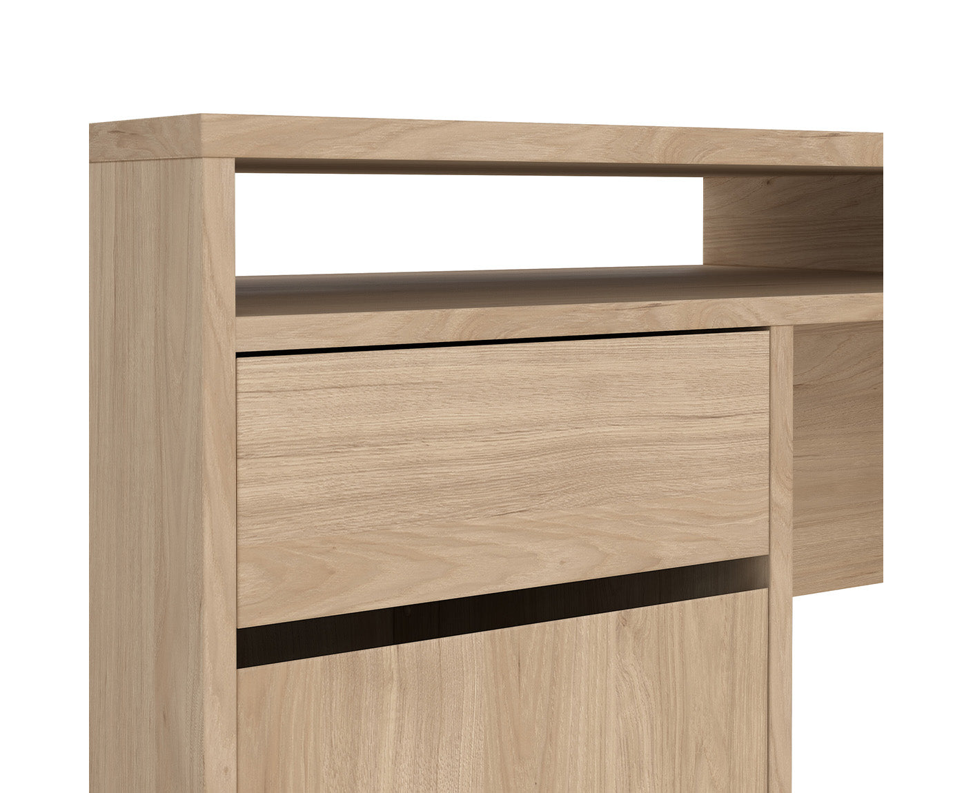 Function Plus Schreibtisch mit Schreibtischaufsatz