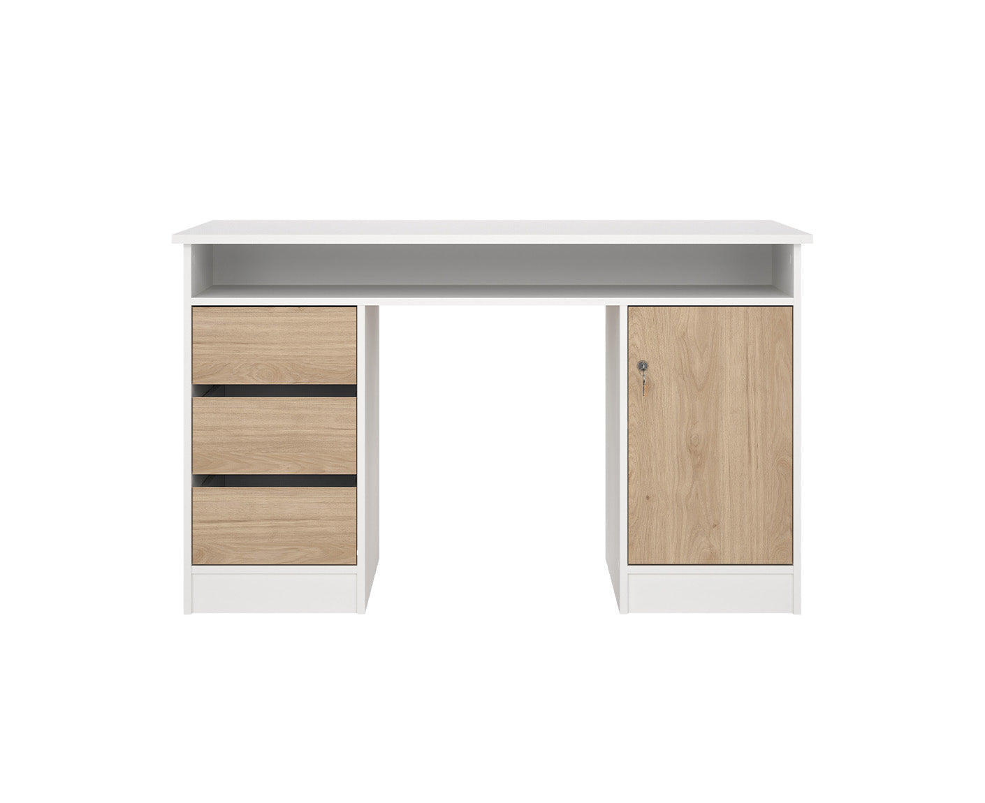Function Plus Schreibtisch 1 Tür + 3 Schubladen