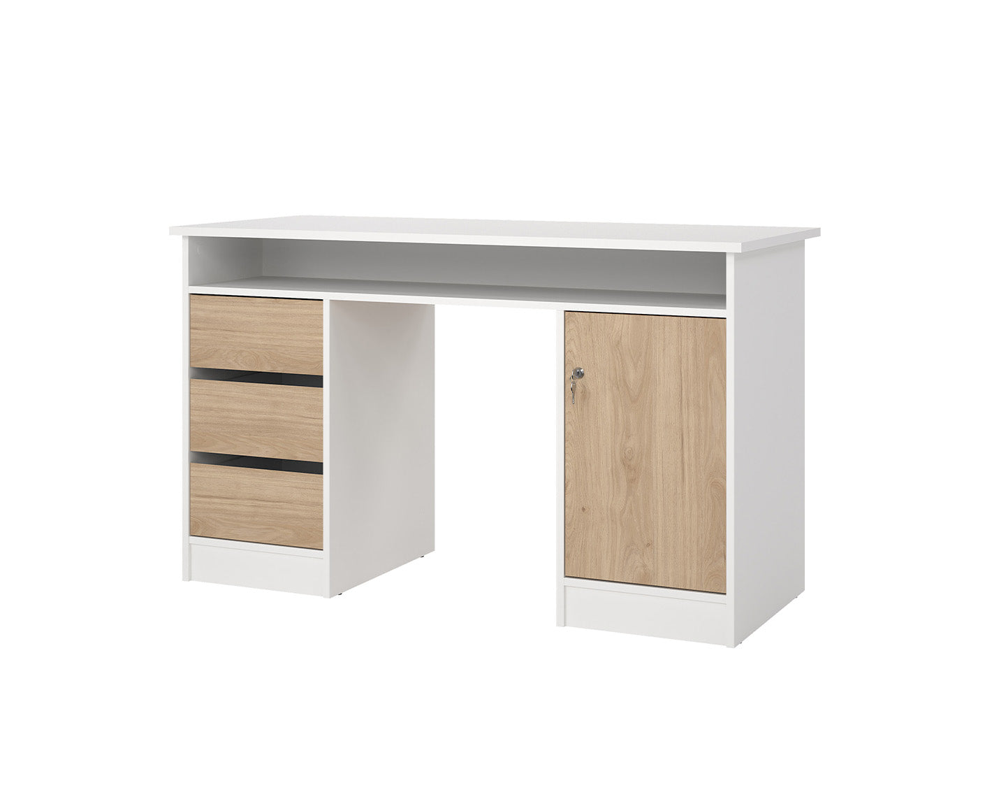 Function Plus Schreibtisch 1 Tür + 3 Schubladen