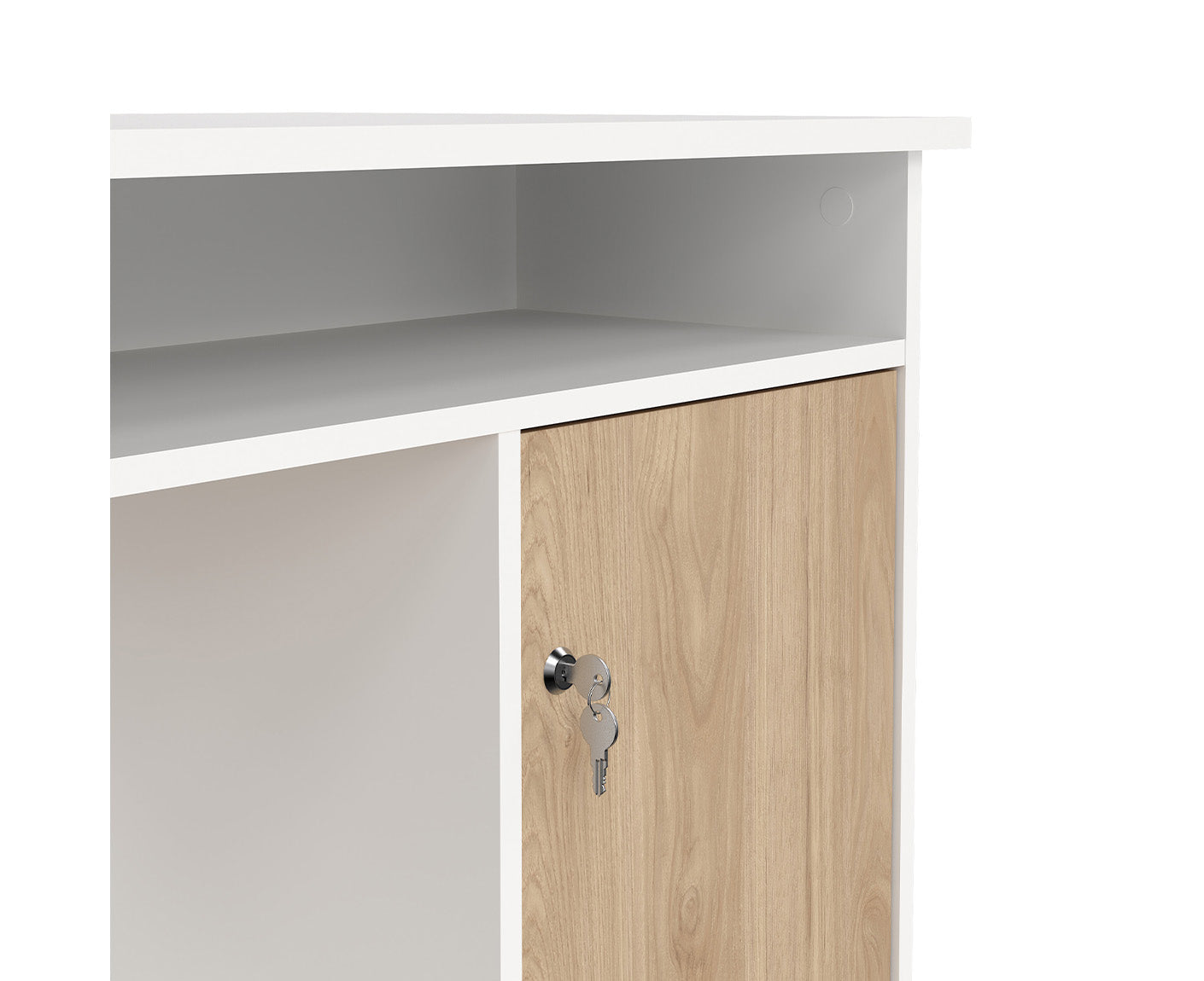 Function Plus Schreibtisch 1 Tür + 3 Schubladen