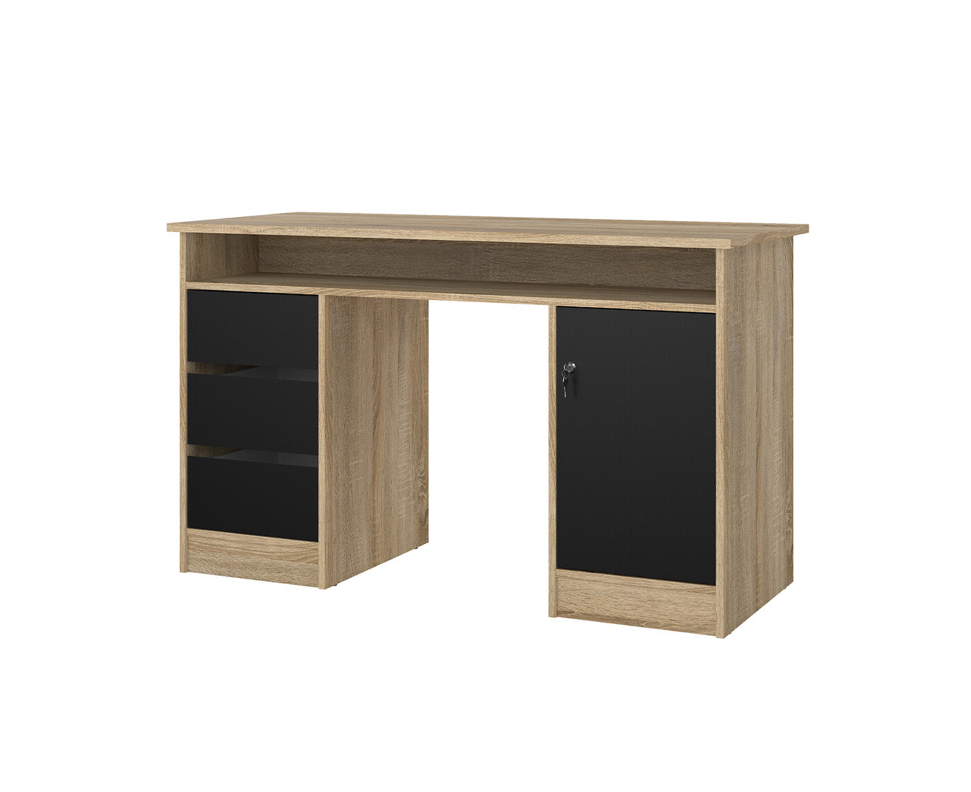 Function Plus Schreibtisch 1 Tür + 3 Schubladen