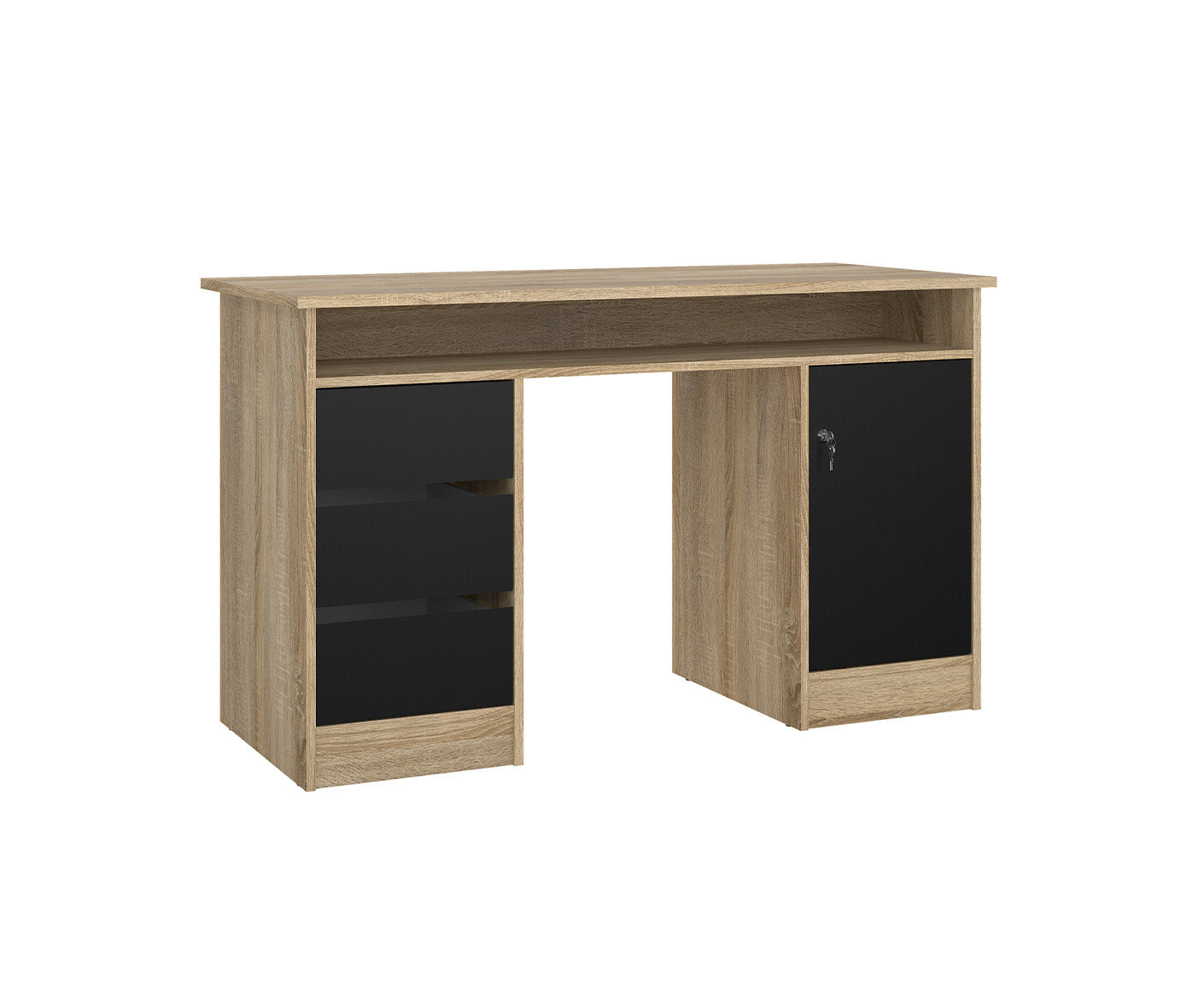 Function Plus Schreibtisch 1 Tür + 3 Schubladen
