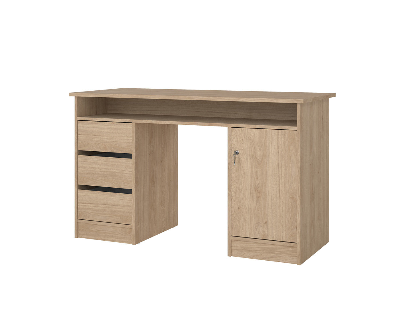 Function Plus Schreibtisch 1 Tür + 3 Schubladen