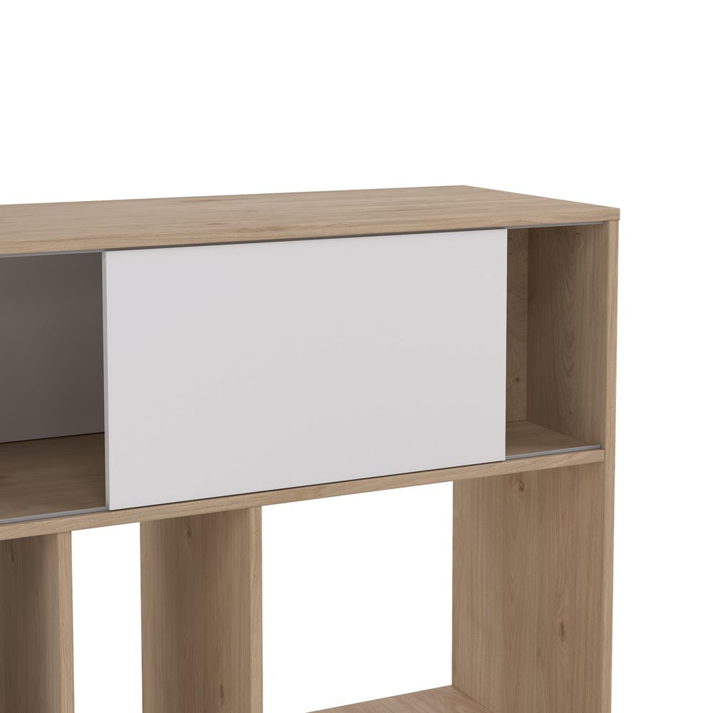 Function Plus Schreibtisch Jackson Hickory Weiß