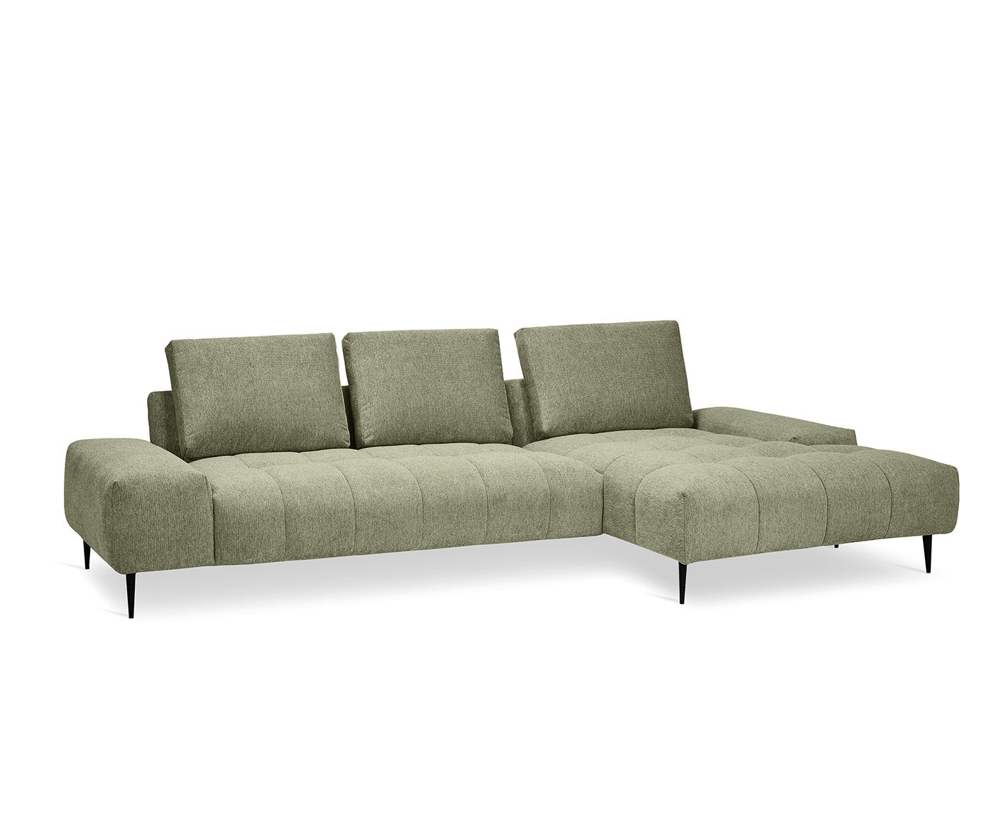 designwerk Gianni Ecksofa | 320 x 162 cm | Chenillegewebe