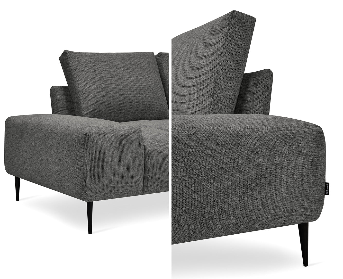 designwerk Gianni Ecksofa | 320 x 162 cm | Chenillegewebe