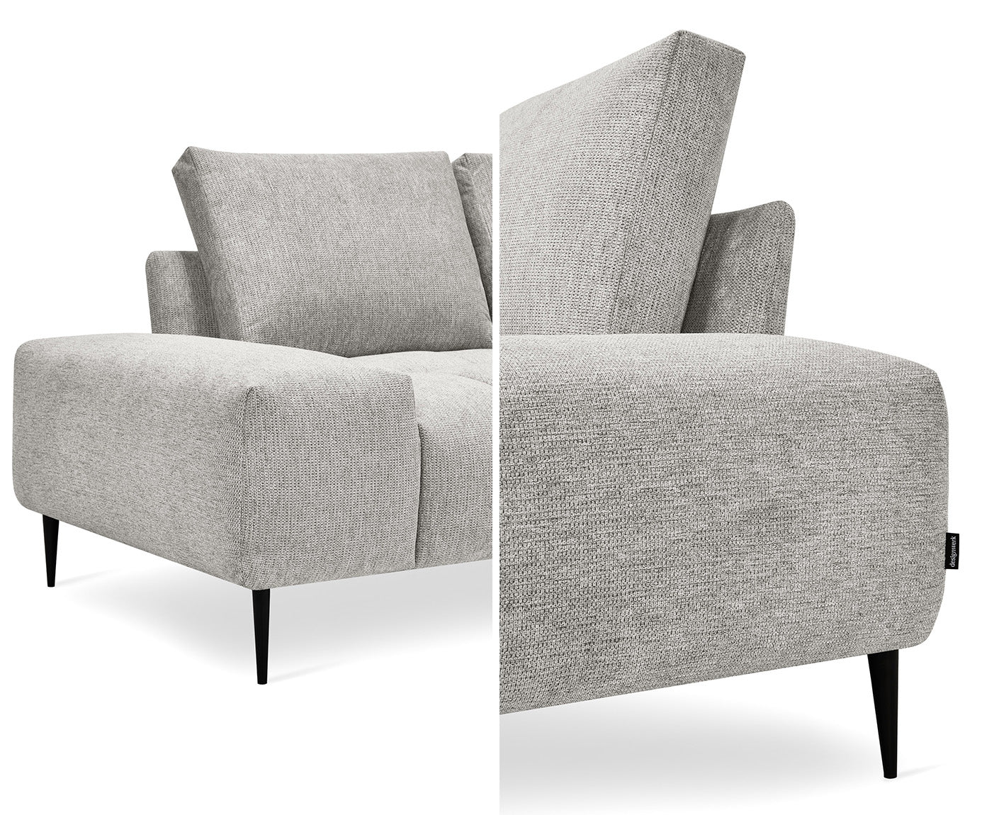 designwerk Gianni Ecksofa | 320 x 162 cm | Chenillegewebe