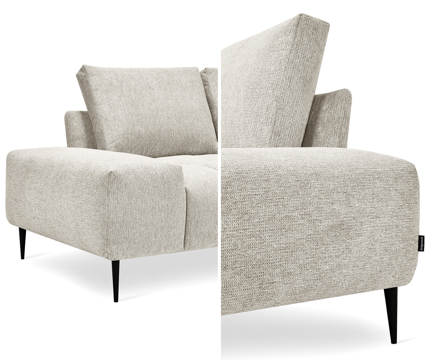 designwerk Gianni Ecksofa | 320 x 162 cm | Chenillegewebe