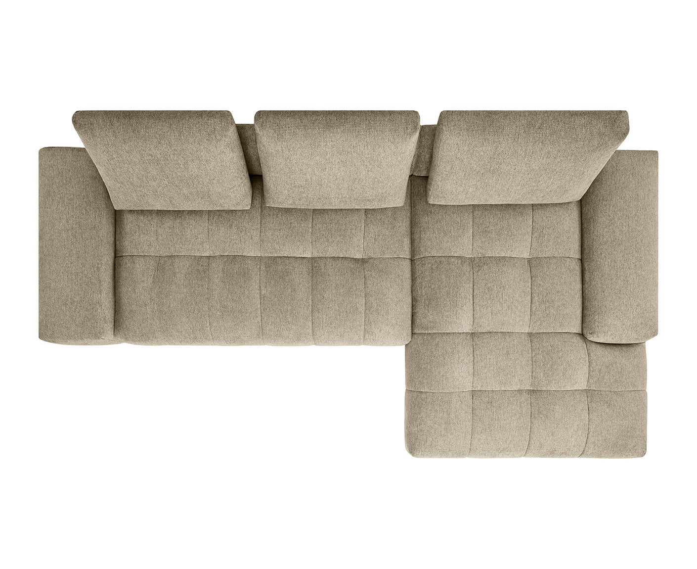 designwerk Gianni Ecksofa | 320 x 162 cm | Chenillegewebe