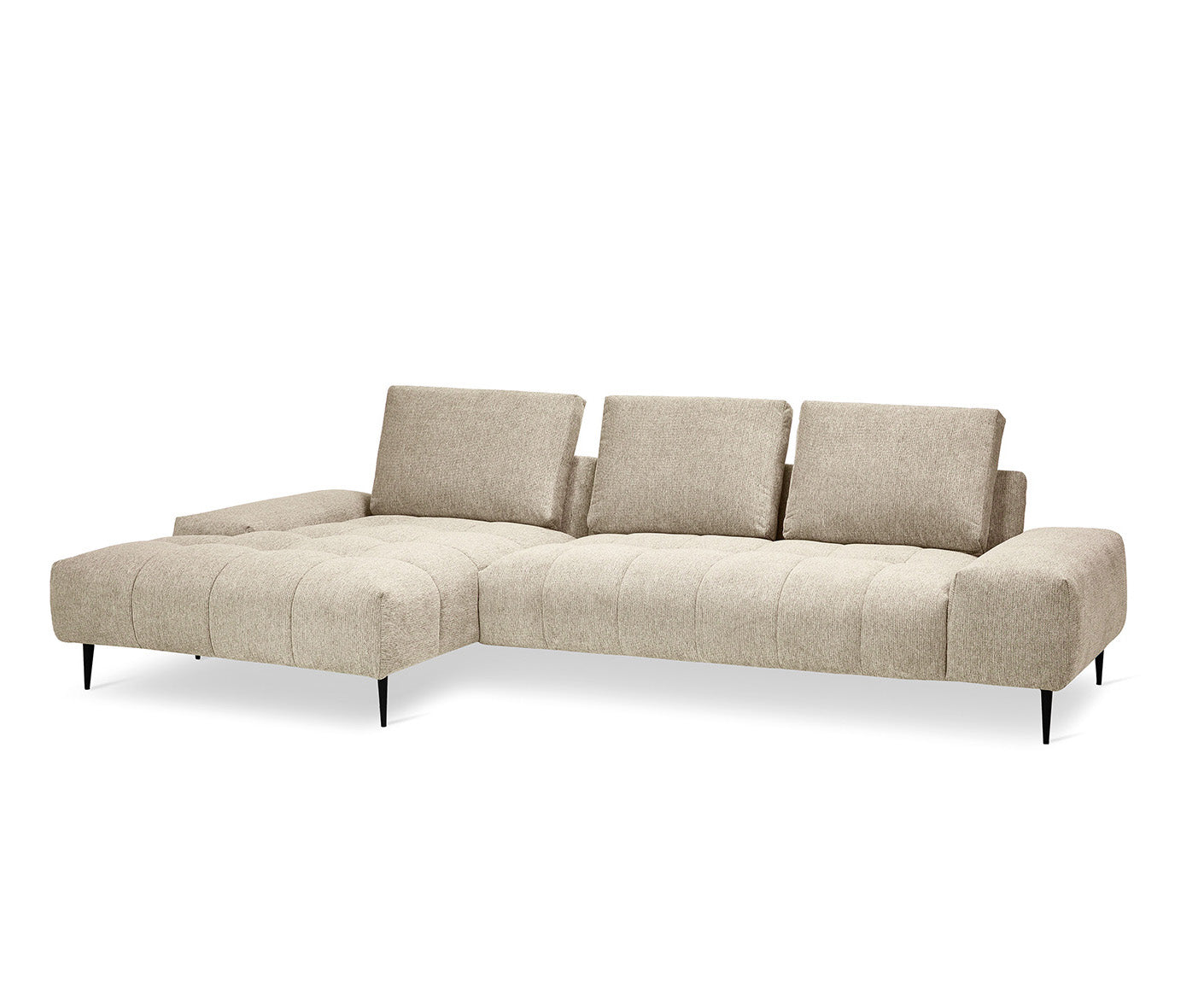 designwerk Gianni Ecksofa | 320 x 162 cm | Chenillegewebe