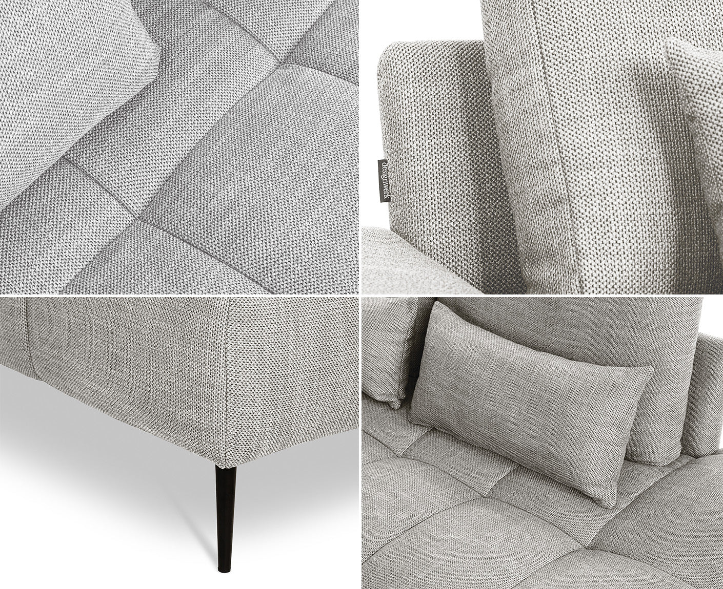 designwerk Gianni Ecksofa | 312 x 231 cm | Flachgewebe