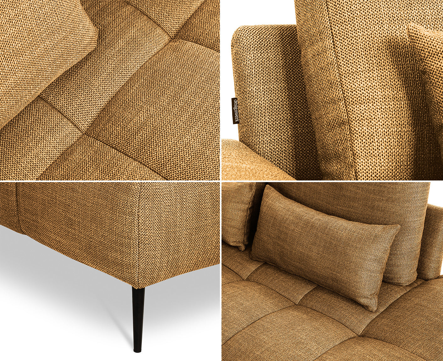 designwerk Gianni Ecksofa | 312 x 231 cm | Flachgewebe