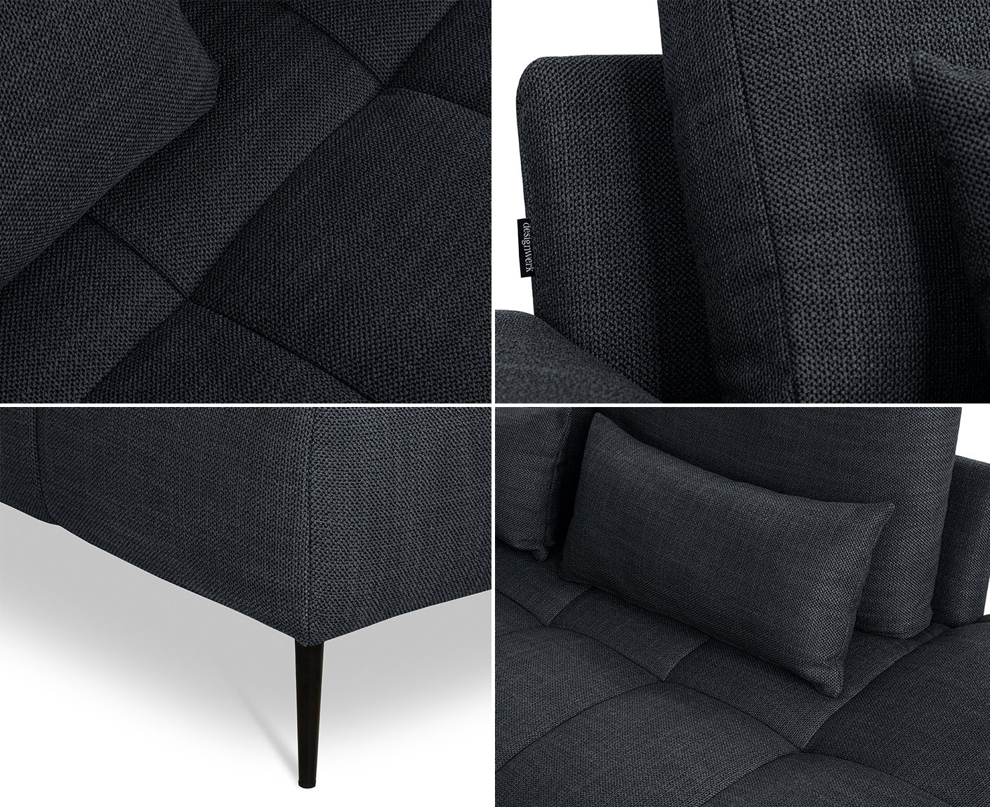 designwerk Gianni Ecksofa | 312 x 231 cm | Flachgewebe