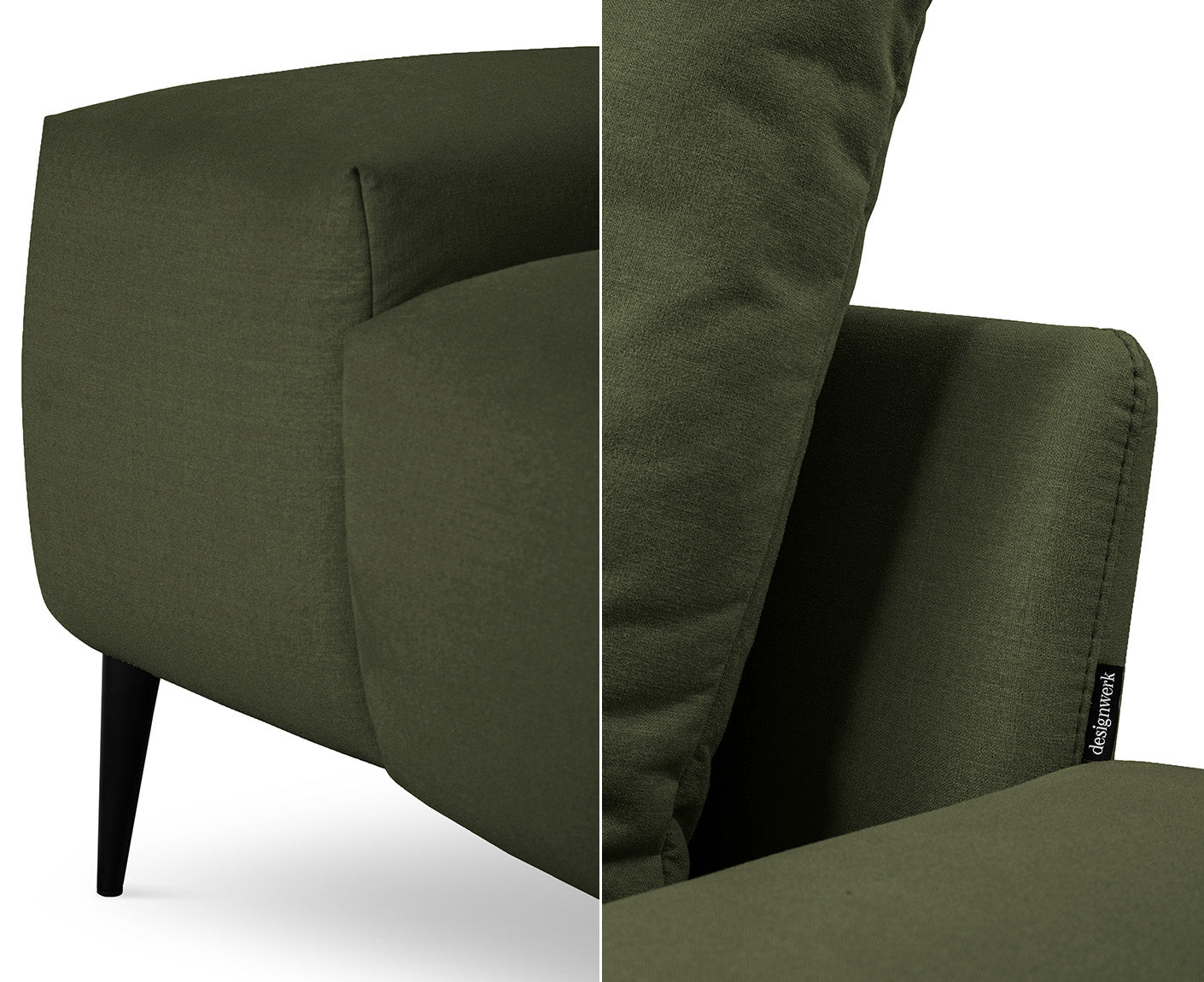 designwerk Gianni Sofa 3-Sitzer | 232 - 252 cm | Flachgewebe