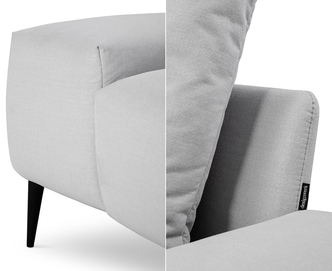designwerk Gianni Sofa 3-Sitzer | 232 - 252 cm | Flachgewebe