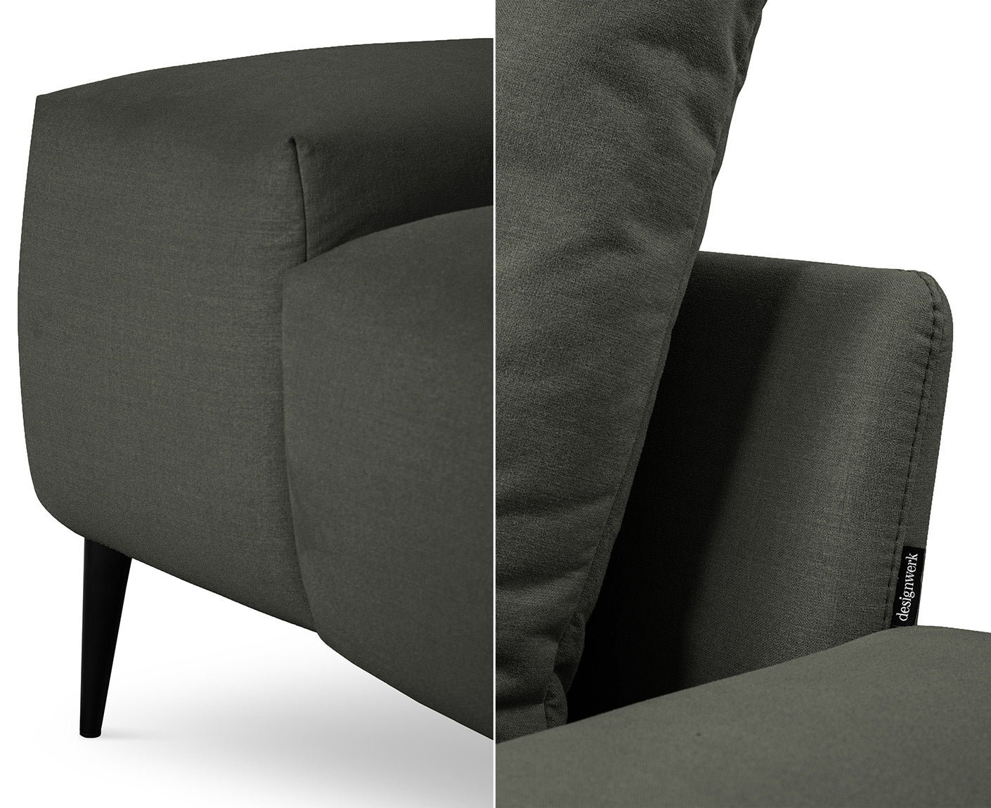 designwerk Gianni Sofa 3-Sitzer | 232 - 252 cm | Flachgewebe