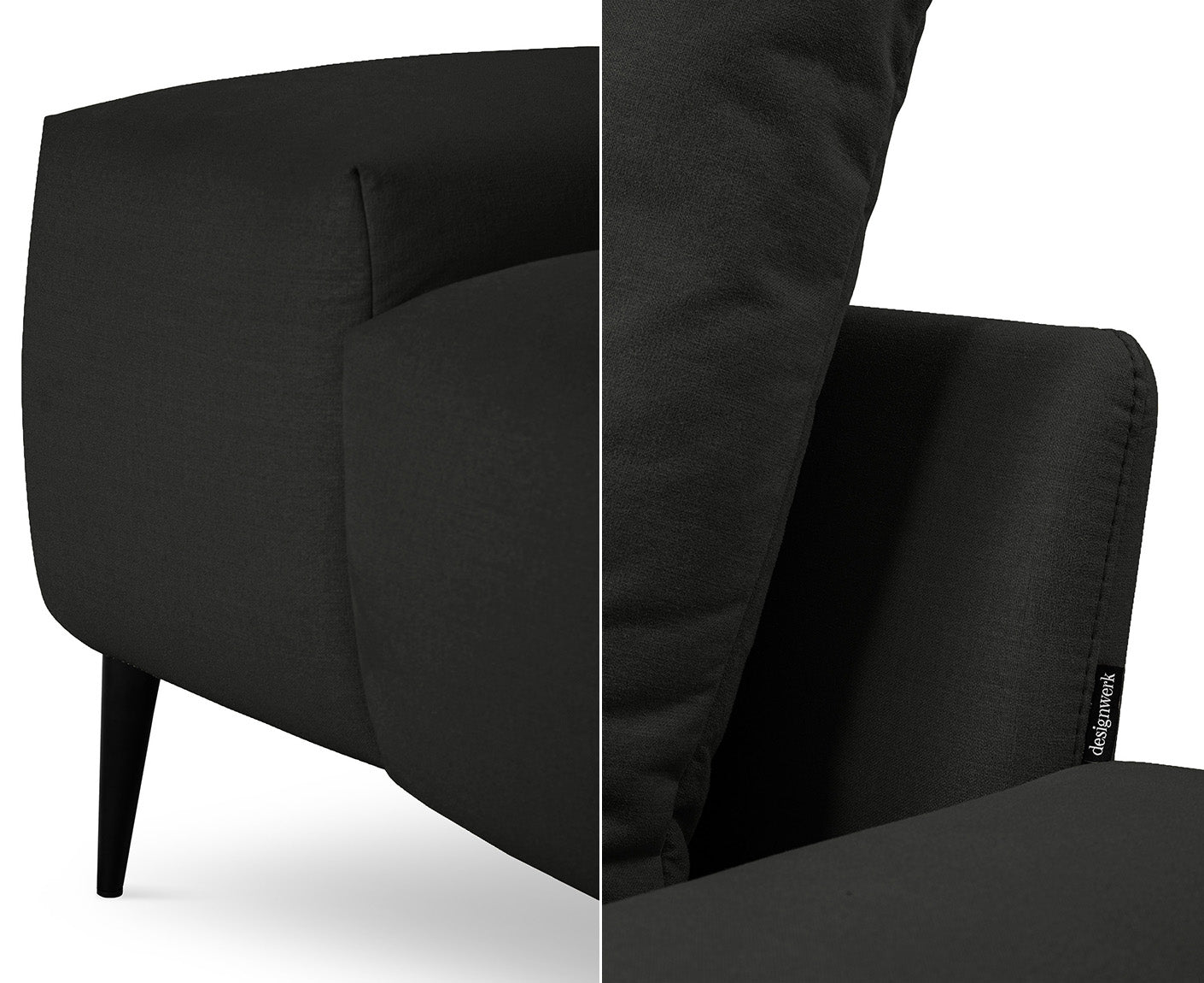 designwerk Gianni Sofa 3-Sitzer | 232 - 252 cm | Flachgewebe
