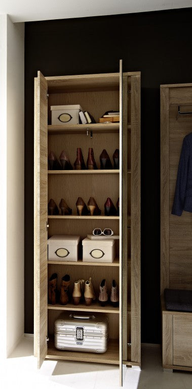 GO Garderobenschrank Dielenschrank Garderobe Flurgaderobe Eiche Sonoma