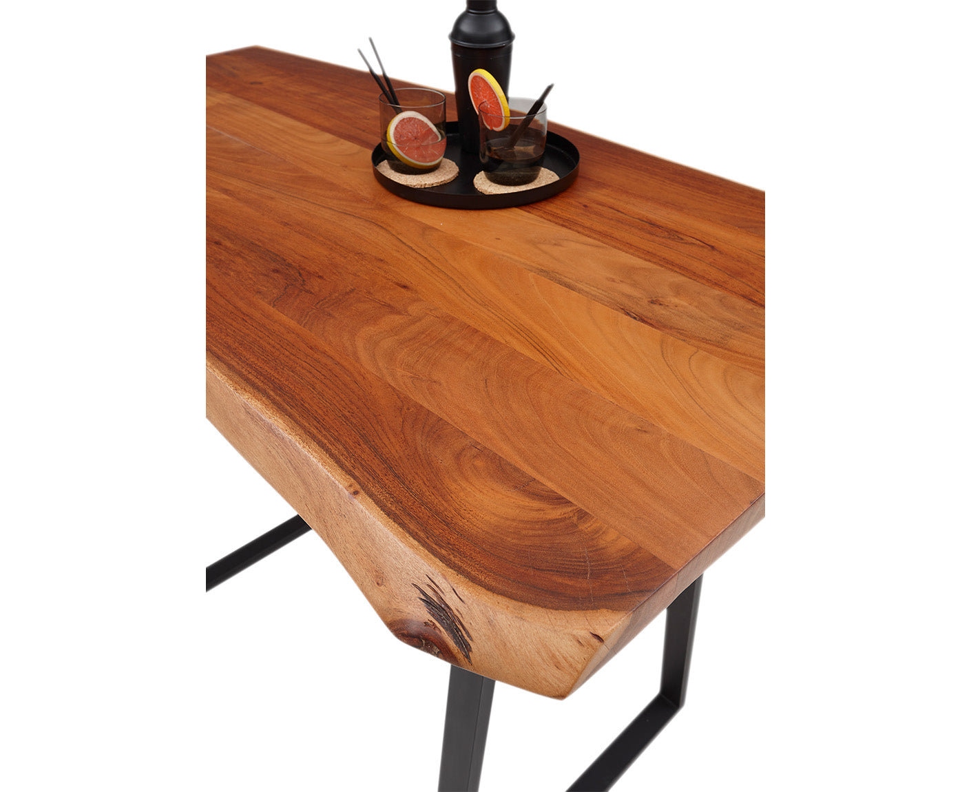 Goa Bartisch 140x77 cm Akazie Massivholz