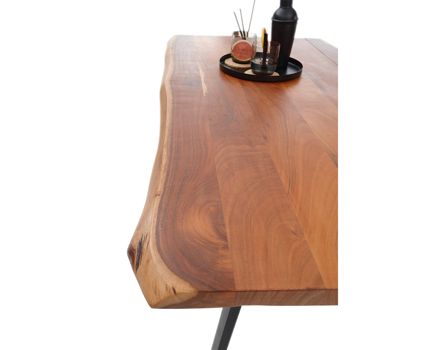 Goa Bartisch 140x77 cm Akazie Massivholz
