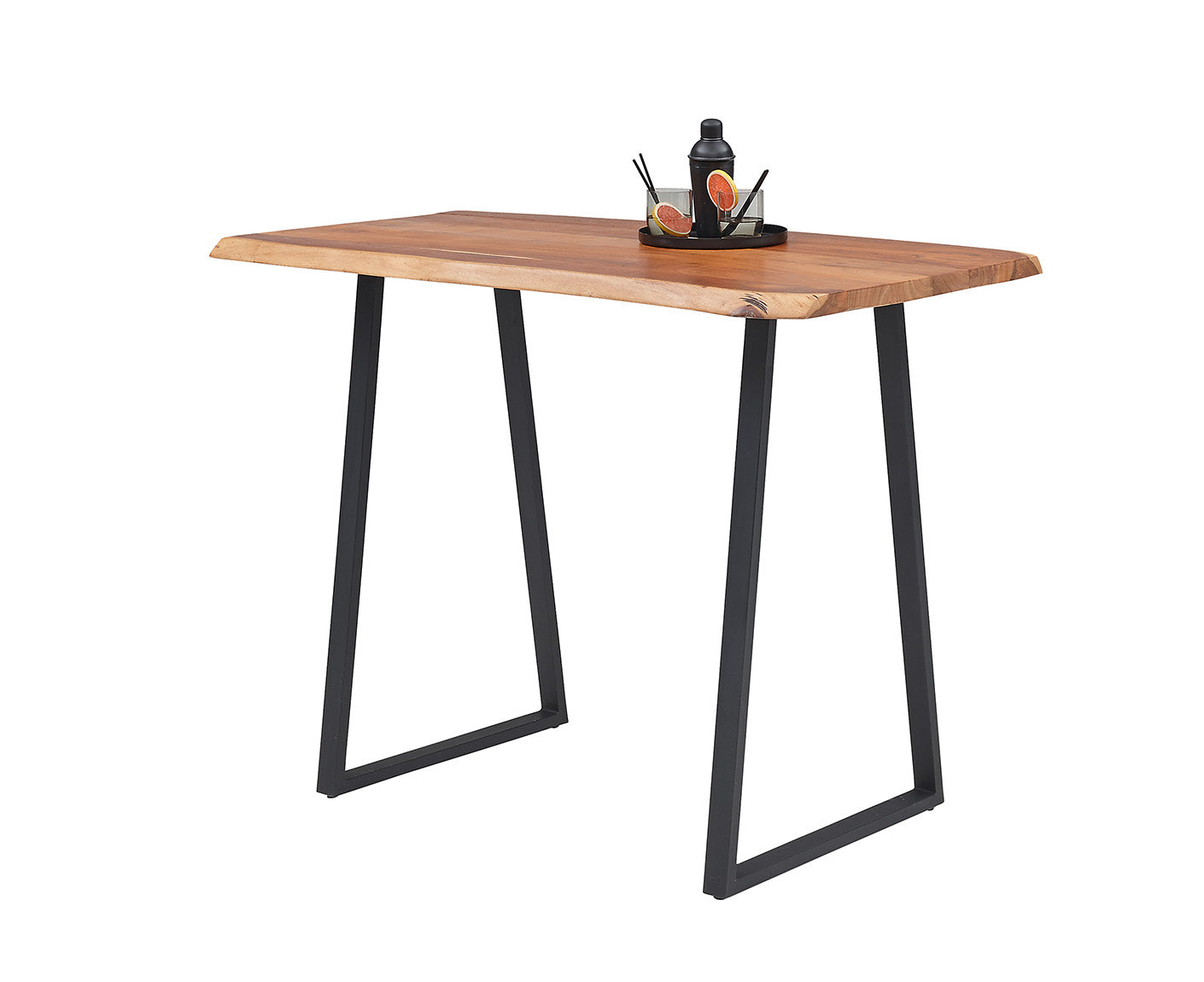 Goa Bartisch 140x77 cm Akazie Massivholz