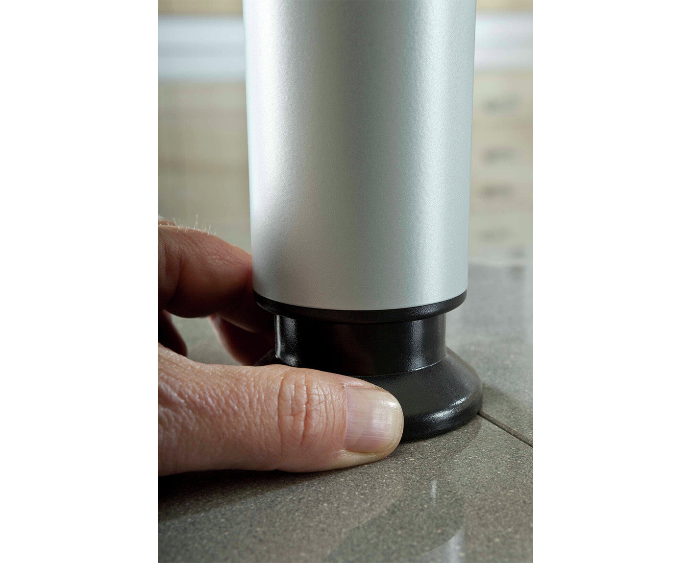 Mini-Office Schreibtisch H-Serie | 67 cm tief | 4-Fuß | höheneinstellbar | extrem stabil