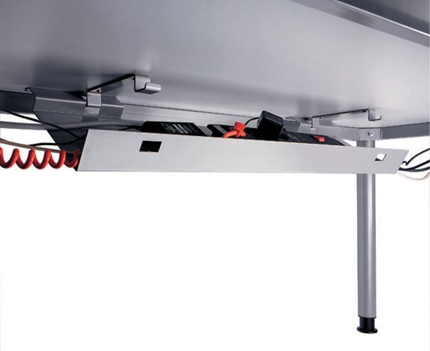 Mini-Office Schreibtisch H-Serie | 67 cm tief | 4-Fuß | höheneinstellbar | extrem stabil