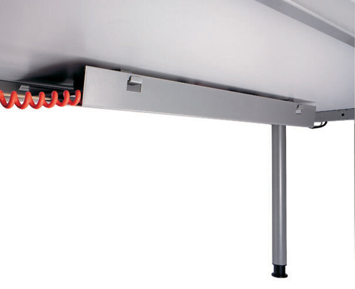 Mini-Office Schreibtisch H-Serie | 67 cm tief | 4-Fuß | höheneinstellbar | extrem stabil